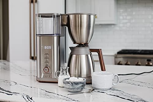 מכונת קפה מטפטפת מיוחדת של בית קפה | Carafe תרמי מבודד 10 כוסות | WiFi אפשרה טכנולוגיה קולית-מבנתית | יסודות מטבח
